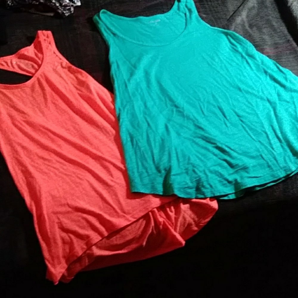 Idealology orange and green Dept 222 tanks